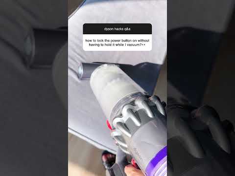 DYSON HACK 🚨 How to lock the power button on Dyson without having to hold it? #shorts