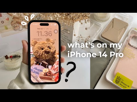 What's on my iPhone 14 Pro | accessories + useful apps 🍰