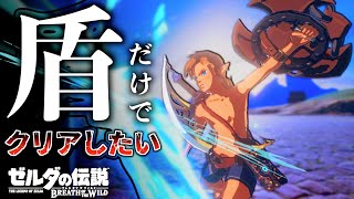 【究極縛り】ブレワイを盾だけでクリアしてみた【ゼルダの伝説ブレスオブザワイルド】【Botw】