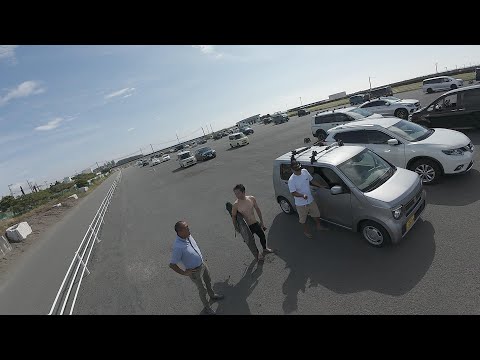 今日の平塚海岸の風景