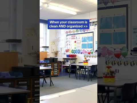 That clean classroom feeling!