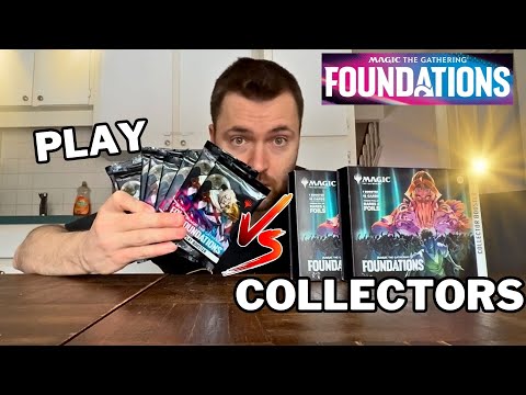 Play Boosters vs Collector Boosters! 8 v 2 The Ultimate Foundations Showdown!