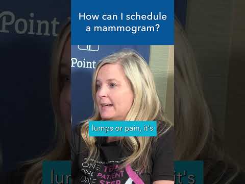 How can I schedule a mammogram? #shorts