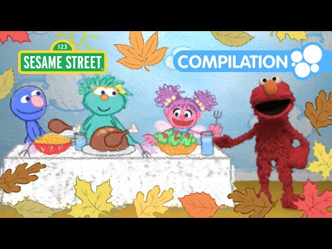 Happy Thanksgiving from Elmo and Friends! | 1 HOUR Sesame Street Compilation