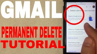 ✅  How To Permanently Delete Gmail Email Account  🔴