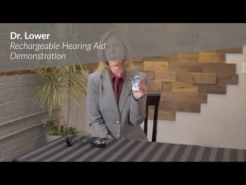 Rechargeable Hearing Aid Demonstration