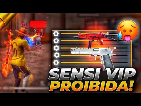 SENSI NOVA ATUALIZAÇÃO VIP😈⚙️ MIRA NÃO TREME! A MELHOR SENSIBILIDADE PARA SUBIR CAPA NO FREE FIRE