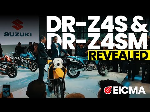 NEW Suzuki DR-Z4S & DR-Z4SM Finally Revealed for 2025! EICMA 2024