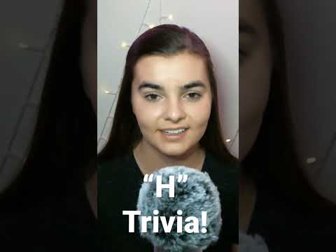 ASMR 5 Trivia Questions That Start With H!