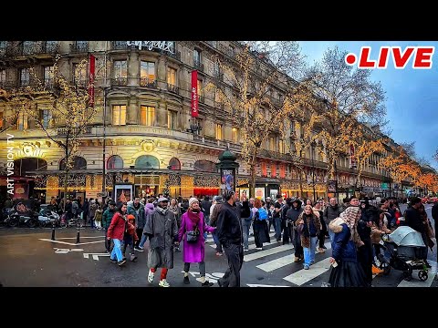 [🇫🇷Paris Live]  🎄Merry Christmas Eve🎄 walk Live Streaming 24/Decmber/2024