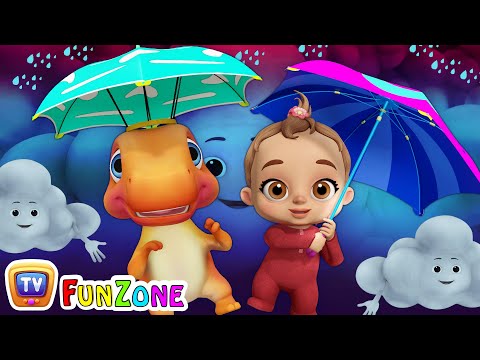 Rain Rain Go Away | Baby Songs & Dinosaur Rhymes for Kids | ChuChu TV Funzone 3D Nursery Rhymes