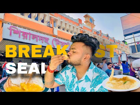 Breakfast in Kolkata's Sealdah Station | Sealdah Famous Food