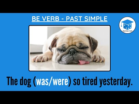 Past Simple Be Verb Game | Was Were Quiz