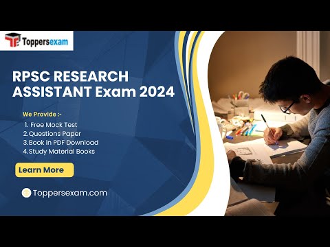 RPSC RESEARCH ASSISTANT Online Test Series, Syllabus & Pattern 2024, Practice Set, Book PDF Download