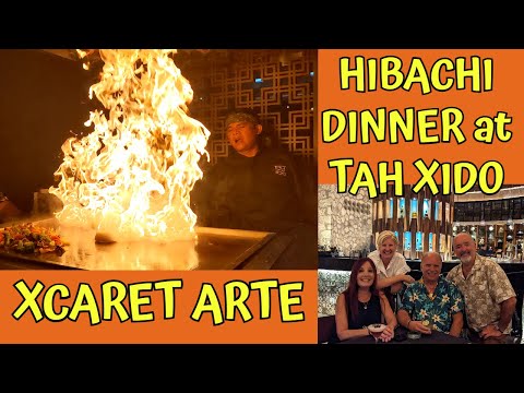 HIBACHI DINNER at TAH XIDO / XCARET ARTE