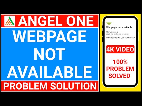 angel one web page not available | angel one home page not showing