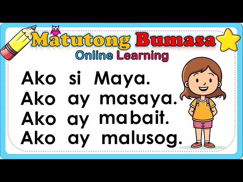 Matutong Bumasa ll Filipino Reading Lesson ll Pangungusapll Grade 1-2 ll Teacher Ana Online Learning