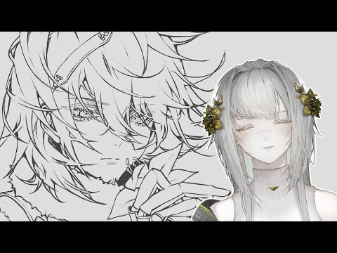 Let's draw Nier!! (Quiet-ish Drawing/Chatting Stream #6) | theCecile