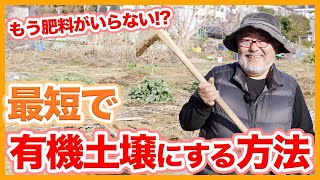 家庭菜園や農園栽培で畑丸ごと堆肥化する土作り方法！最短で有機土壌にするテクニックを徹底解説！【農家直伝】