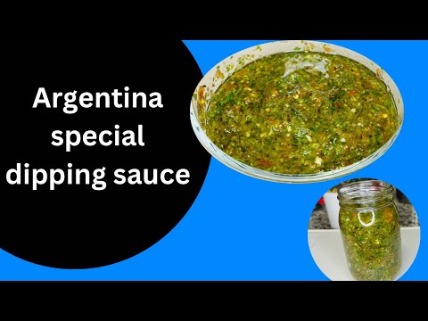 Once try this recipe you’ll be hooked/How to make Authentic Argentina Sauce Recipe