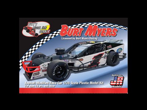 Burt Myers Asphalt Modified Kit | Whats In The Box | Wes's Model Car Corner