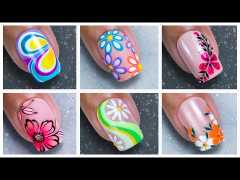 New Nail Art Ideas 2024 | Best Floral Nail Art Compilation