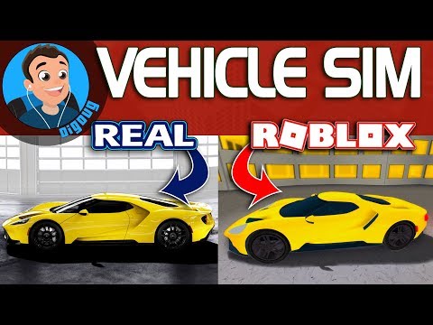 ROBLOX vs Real Life in Roblox Vehicle Simulator New 2017 Ford GT!!