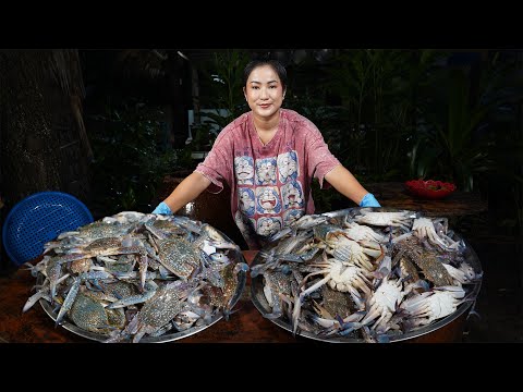 Amazing Blue crabs recipe: Yummy blue crabs cooking with country style - Amazing cooking video