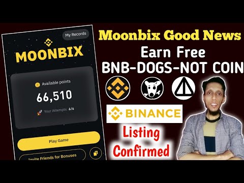 Moonbix Binance Listing Confirmed  | New Telegram Airdrop | Binance Moonbix