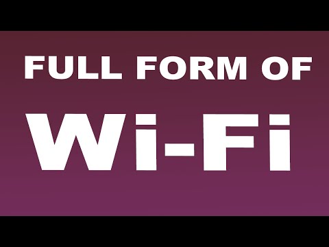 Full Form of Wi-Fi | What is Wi-Fi Full Form | Wi-Fi Abbreviation