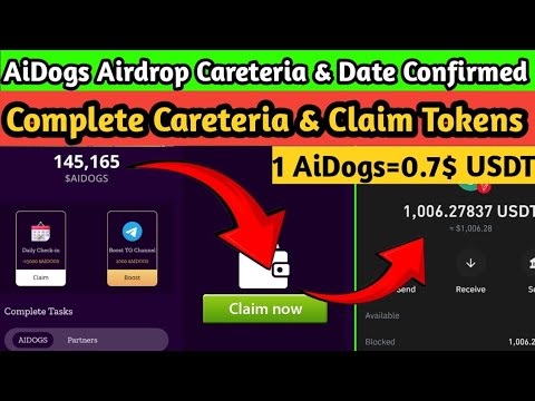 AiDogs Airdrop Full Guide | How to Connect Wallet, Airdrop Date, Listing Date & Token Price