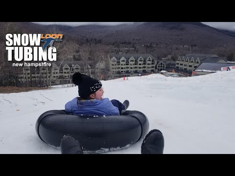 Snow tubing New Hampshire Loon Mountain #snowtubing #snow #family #newhamphire