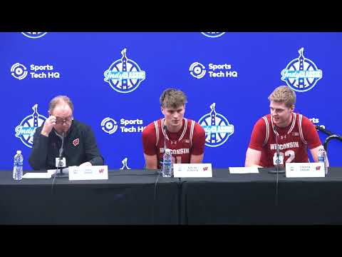 Postgame Media Conference vs Butler || Wisconsin Basketball || Dec. 14, 2024