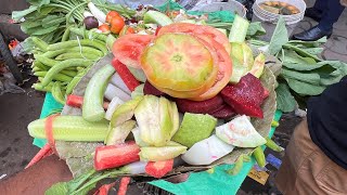 Biggest Vegetable Salad of Kolkata Bara Bzaar | Kolkata Street Food