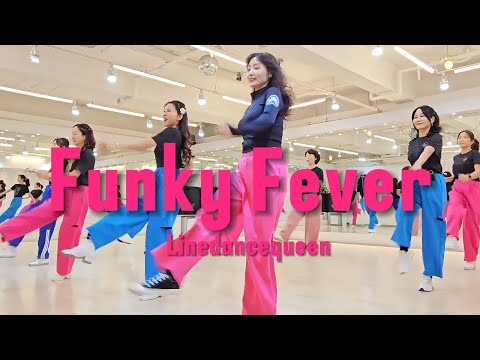 Funky Fever Line Dance l Improver l 펑키 피버 라인댄스 l Linedancequeen l Junghye Yoon