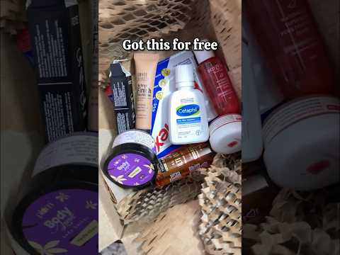 Smytten 12 Trial Points Haul FREE PRODUCTS #shorts #smyttenhaul #youtubeshorts