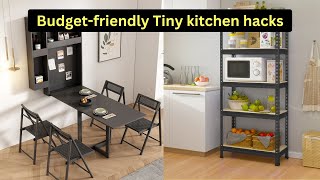 Tiny Kitchen Makeover: Budget Friendly Design Hacks