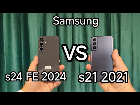 Samsung Galaxy s24 FE Vs s21 Side-by-side camera comparison