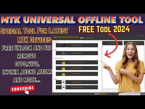 MTK Universal Offline Tool 1.0 2024: Unlock, FRP Bypass & More | For Beginners Full Guide