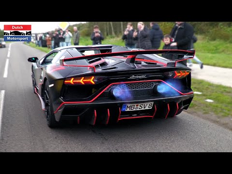 Supercars leaving Car Show! - 800HP Gintani SVJ, Regera, F12 N-Largo, X-BOW GT-XR, GT2 RS,...