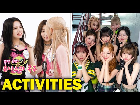 UNIS music show activities, and weekly idol appearance