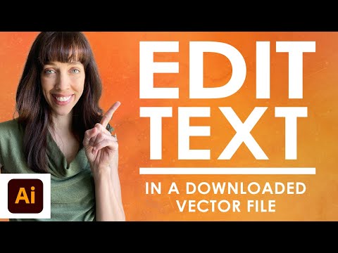 How to Edit Text in Adobe Illustrator [Change Font in a Downloaded or Inherited File]