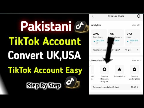 tiktok old account monetization in pakistan | pakistani tiktok account convert to uk