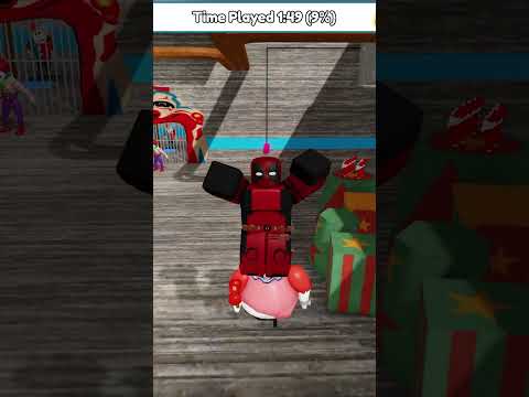 DEADPOOL escape KILLER CLOWN'S PRISON RUN #roblox #shorts