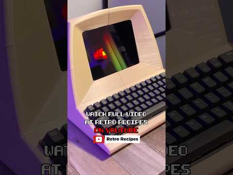 3D Printed Retro Computer! #subscribe #shorts