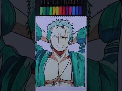 Zoro from one piece in 20 sec #onepiece #shorts #anime