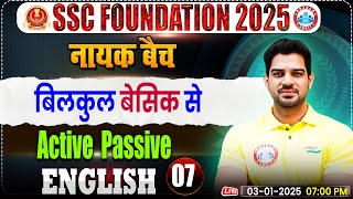 Active Passive Voice by Sanjeev Thakur Sir | English Grammar for SSC CGL, CHSL, CPO, MTS, Steno 2025