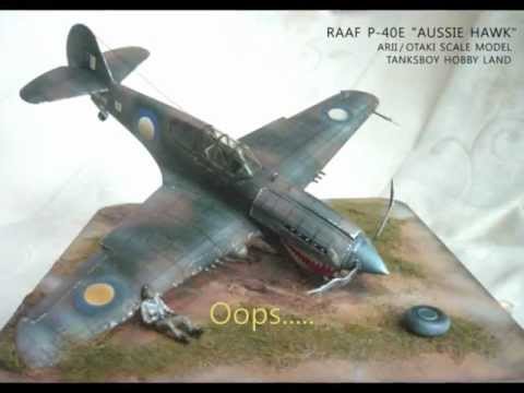 RAAF P-40E Aussie Hawk  澳洲空軍小鷹式戰机. オージー . ホーク戰機