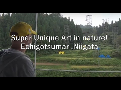 Fusion of art and nature or local culture in "Echigo-tsumari"