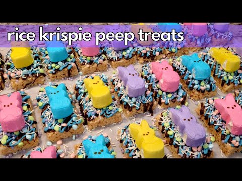 Easy Easter Treats! | Rice Krispies Peep Treats!